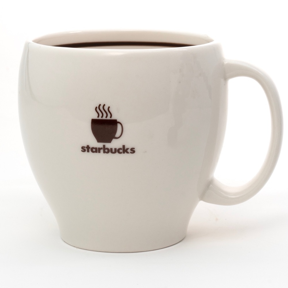 Starbucks 2004 brown Abbey mug